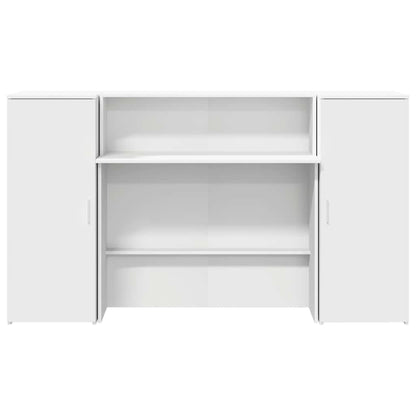 vidaXL Empfangstresen Weiß 180 x 50 x 103,5 cm Holzwerkstoff