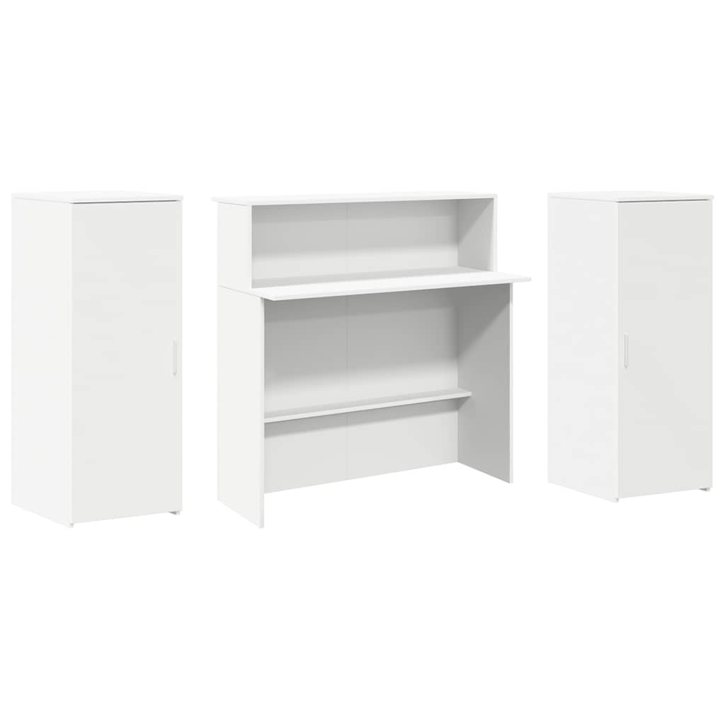 vidaXL Empfangstresen Weiß 180 x 50 x 103,5 cm Holzwerkstoff