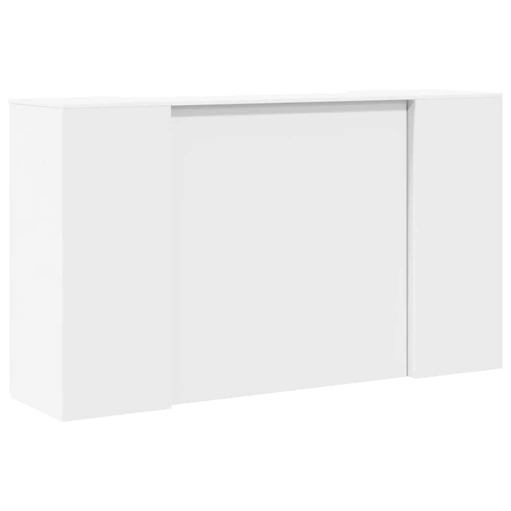 vidaXL Empfangstresen Weiß 180 x 50 x 103,5 cm Holzwerkstoff