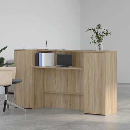vidaXL Empfangstheke Sonoma-Eiche 180x50x103,5 cm Holzwerkstoff
