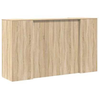 vidaXL Empfangstheke Sonoma-Eiche 180x50x103,5 cm Holzwerkstoff