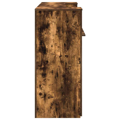 vidaXL Empfangstheke Räuchereiche 180x50x103,5 cm Holzwerkstoff