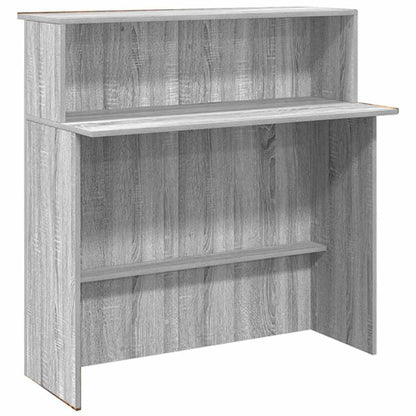 vidaXL Empfangstheke Grau Sonoma 180x50x103,5 cm Holzwerkstoff