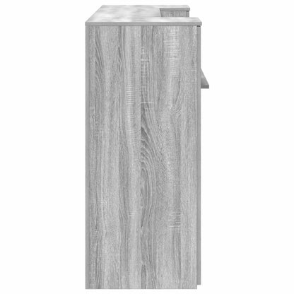 vidaXL Empfangstheke Grau Sonoma 180x50x103,5 cm Holzwerkstoff