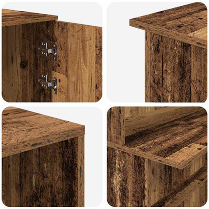 vidaXL Empfangstheke Altholz-Optik 180x50x103,5 cm Holzwerkstoff
