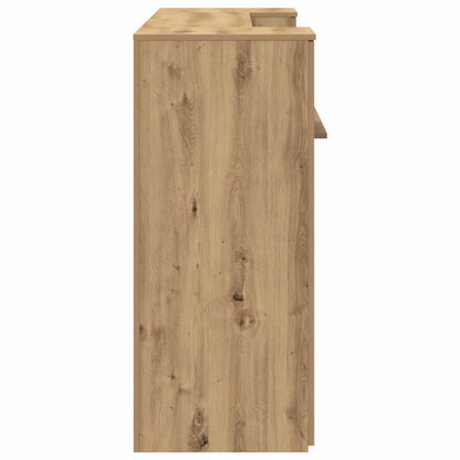vidaXL Empfangstheke Artisan-Eiche 180x50x103,5 cm Holzwerkstoff