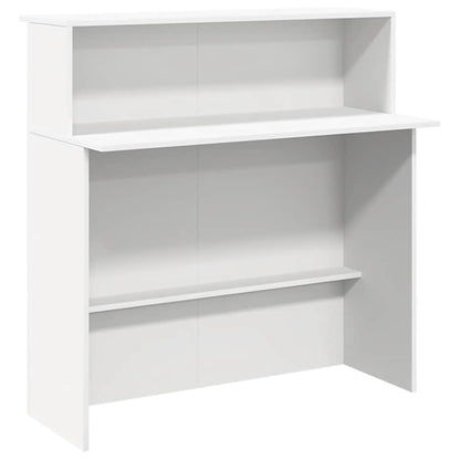 vidaXL Empfangstheke Weiß 200x50x103,5 cm Holzwerkstoff