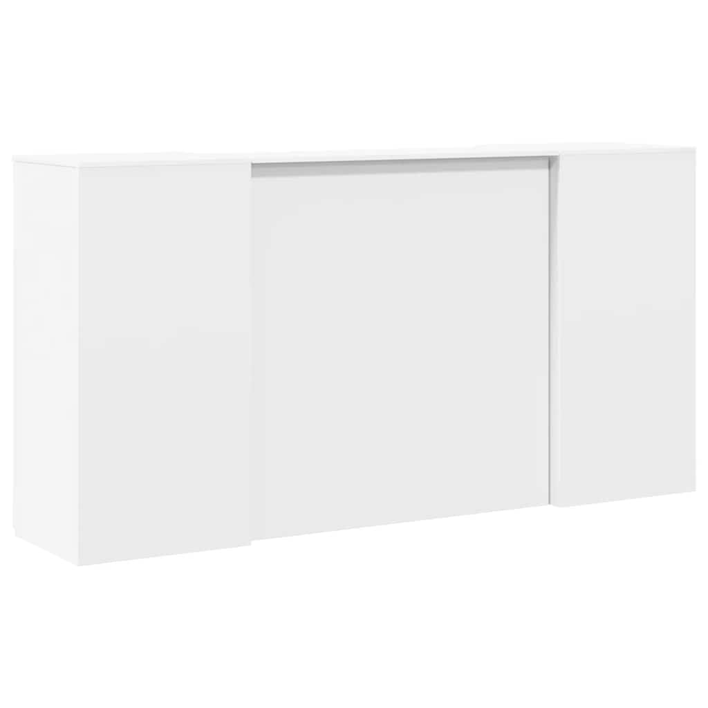 vidaXL Empfangstheke Weiß 200x50x103,5 cm Holzwerkstoff