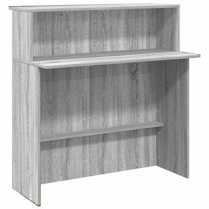 vidaXL Comptoir de réception gris Sonoma 200x50x103,5 cm en bois d'ingénierie
