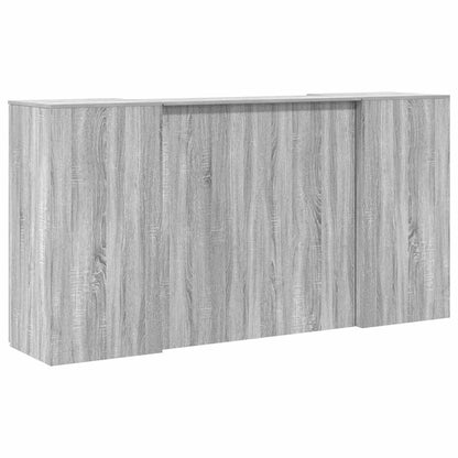vidaXL Comptoir de réception gris Sonoma 200x50x103,5 cm en bois d'ingénierie