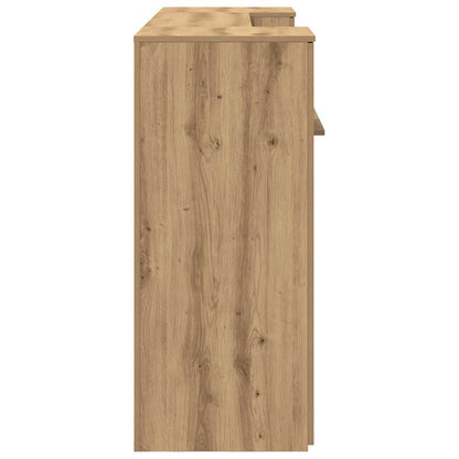vidaXL Empfangstheke Artisan-Eiche 200x50x103,5 cm Holzwerkstoff