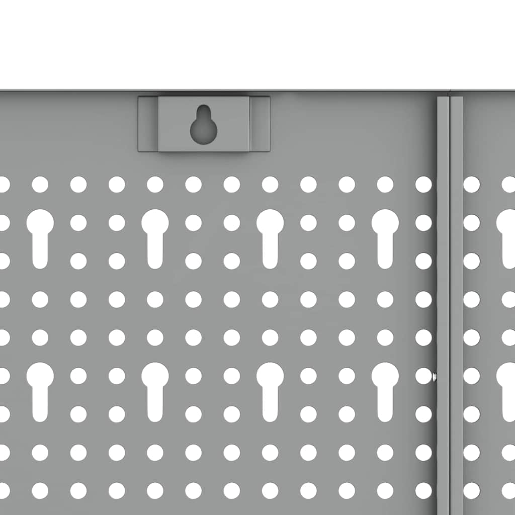 Werkzeugwandpaneel 3 pcs Grau 150 x 1 x 60 cm