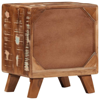 vidaXL Nachttisch 40x32x46 cm Altholz Massiv
