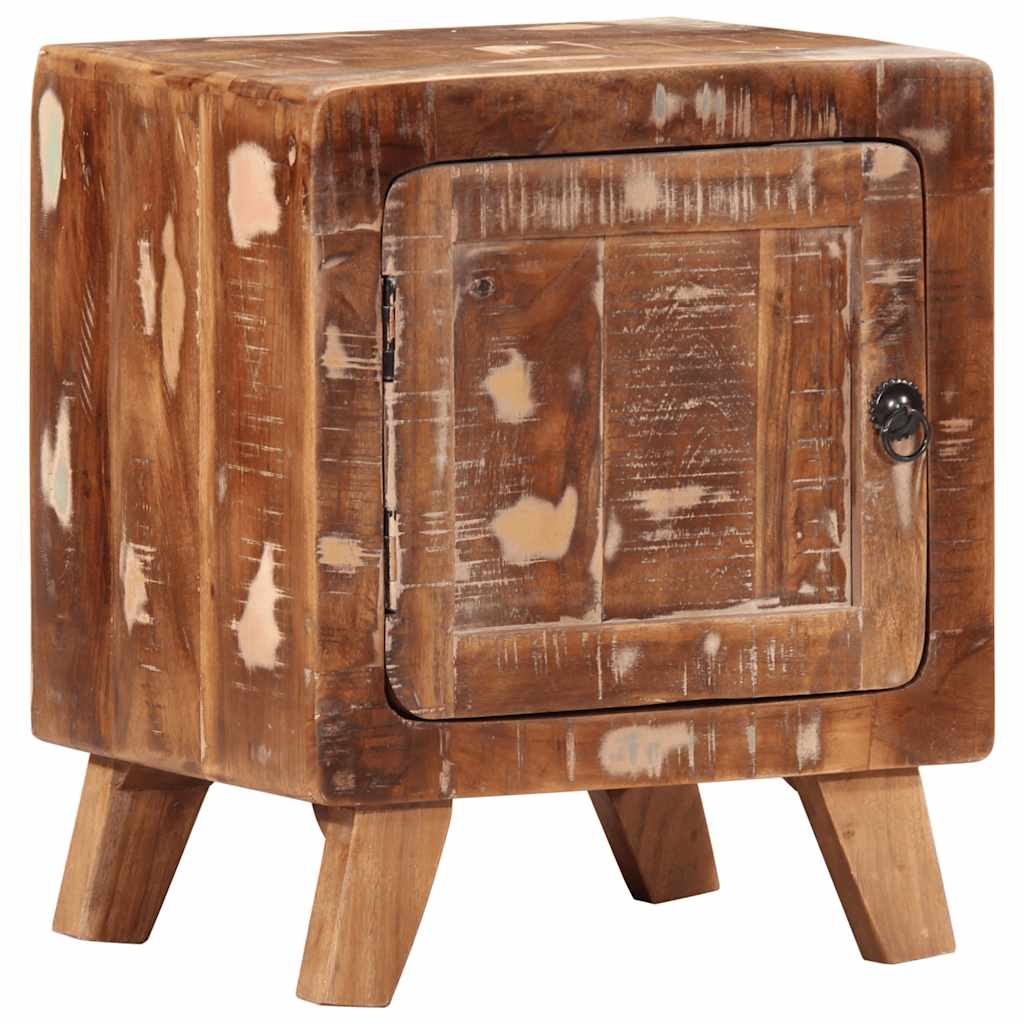 vidaXL Nachttisch 2 Stk. 40x32x46 cm Altholz Massiv