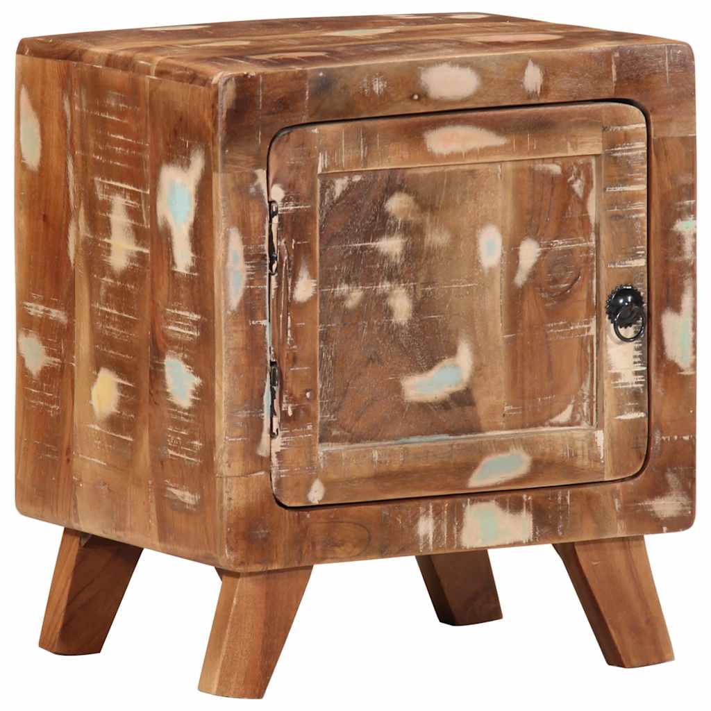 vidaXL Nachttisch 2 Stk. 40x32x46 cm Altholz Massiv