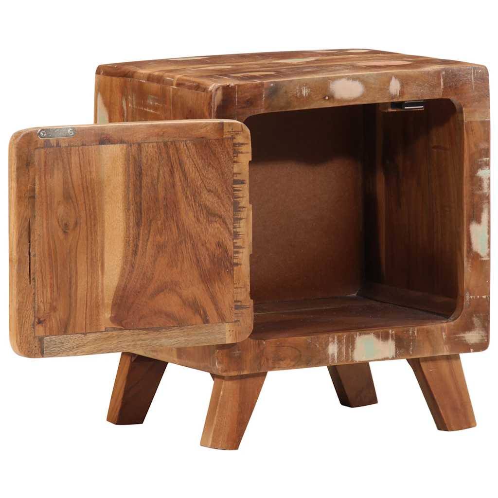 vidaXL Nachttisch 2 Stk. 40x32x46 cm Altholz Massiv