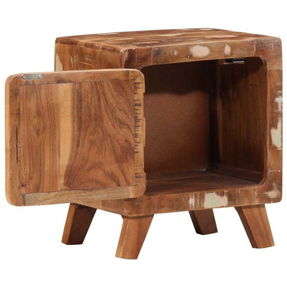 vidaXL Nachttisch 2 Stk. 40x32x46 cm Altholz Massiv