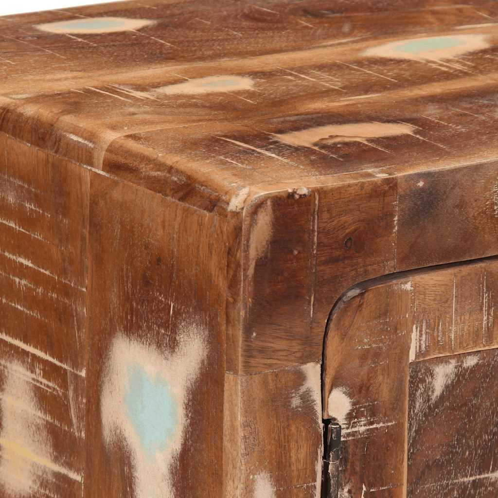 vidaXL Nachttisch 2 Stk. 40x32x46 cm Altholz Massiv