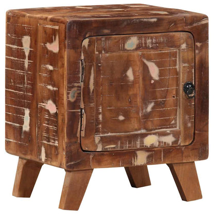 vidaXL Nachttisch 2 Stk. 40x32x46 cm Altholz Massiv