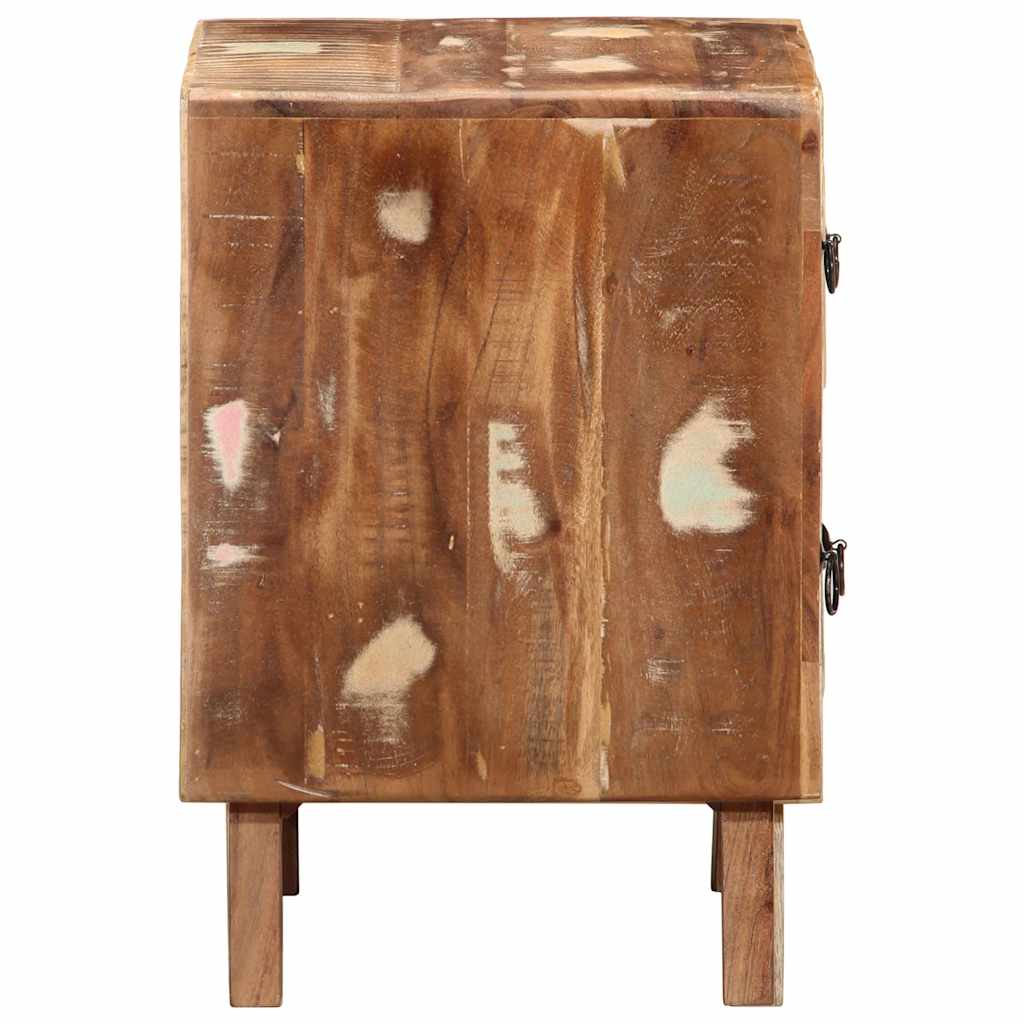 vidaXL Nachttisch 40x32x46 cm Altholz Massiv