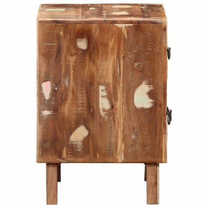 vidaXL Nachttisch 40x32x46 cm Altholz Massiv