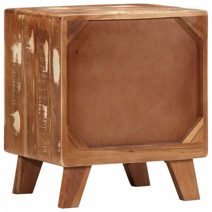 vidaXL Nachttisch 40x32x46 cm Altholz Massiv