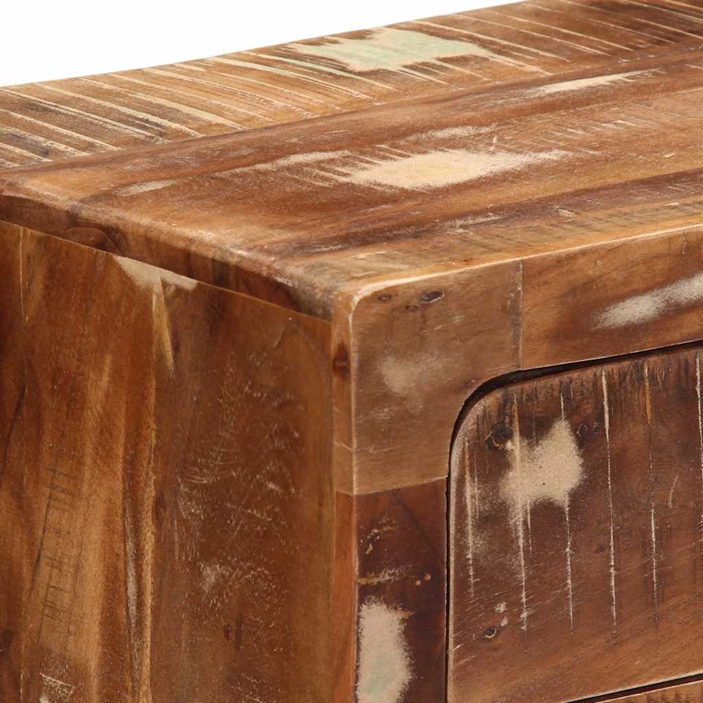 vidaXL Nachttisch 40x32x46 cm Altholz Massiv