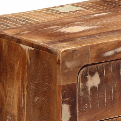 vidaXL Nachttisch 40x32x46 cm Altholz Massiv