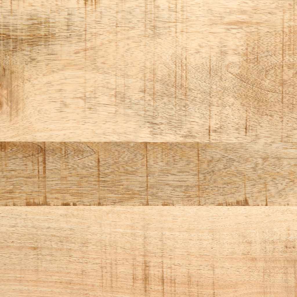 vidaXL Konsolentisch 90x32x75 cm Raues Massivholz Mango