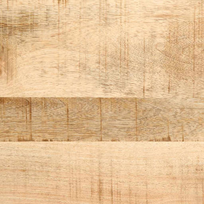 vidaXL Konsolentisch 90x32x75 cm Raues Massivholz Mango