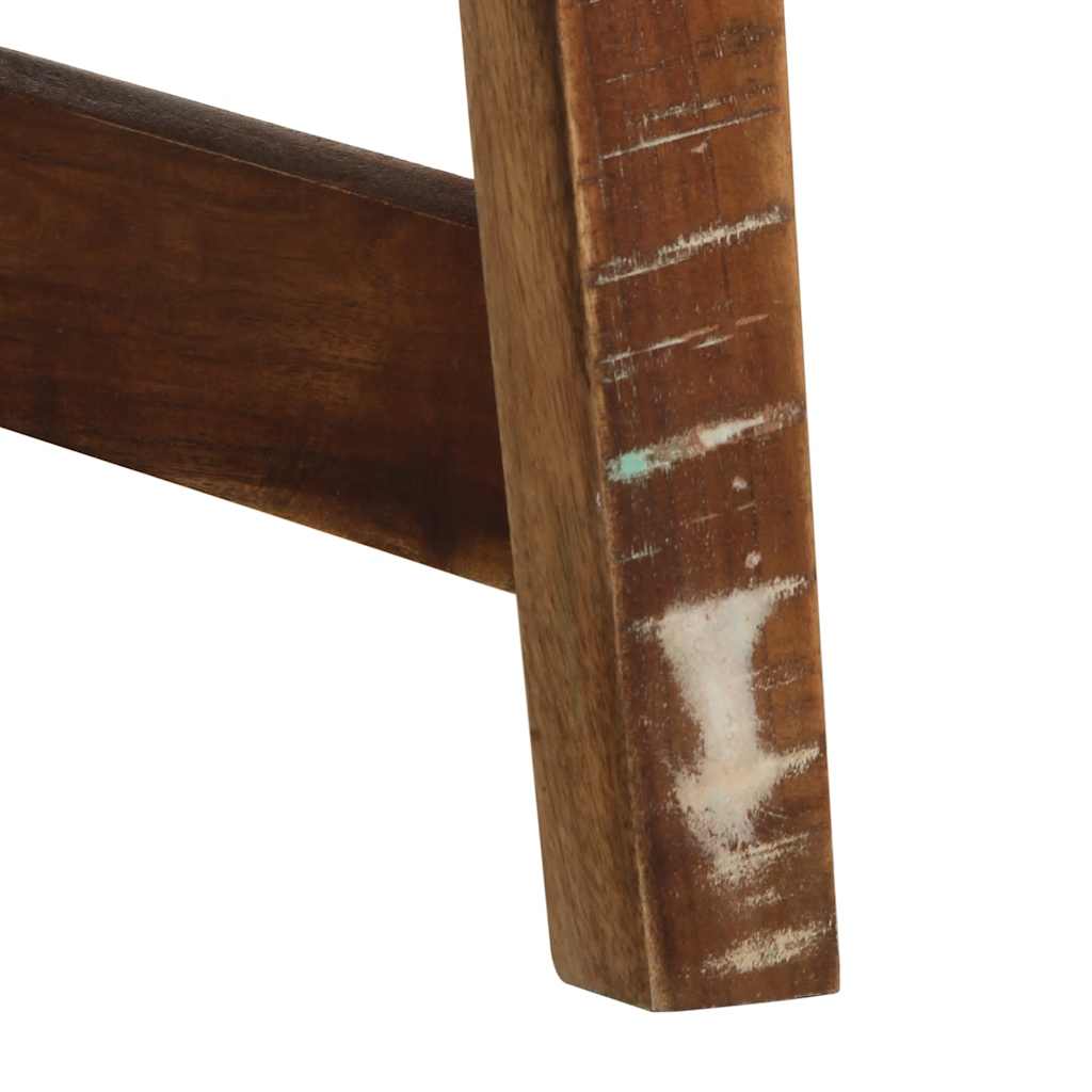 vidaXL Konsolentisch 90x32x75 cm Altholz Massivholz