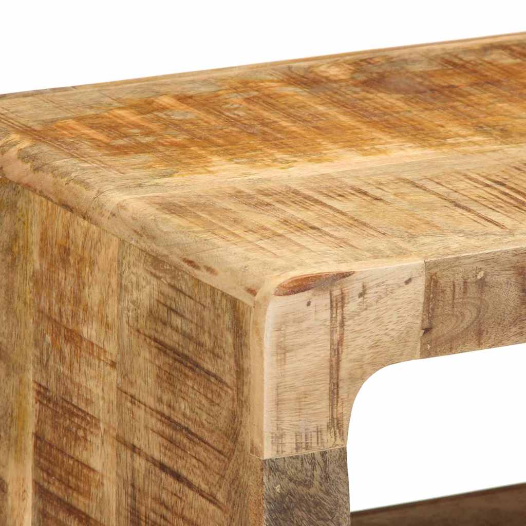 vidaXL Meuble TV avec étagère Marron 60 x 30 x 25 cm Bois de manguier massif