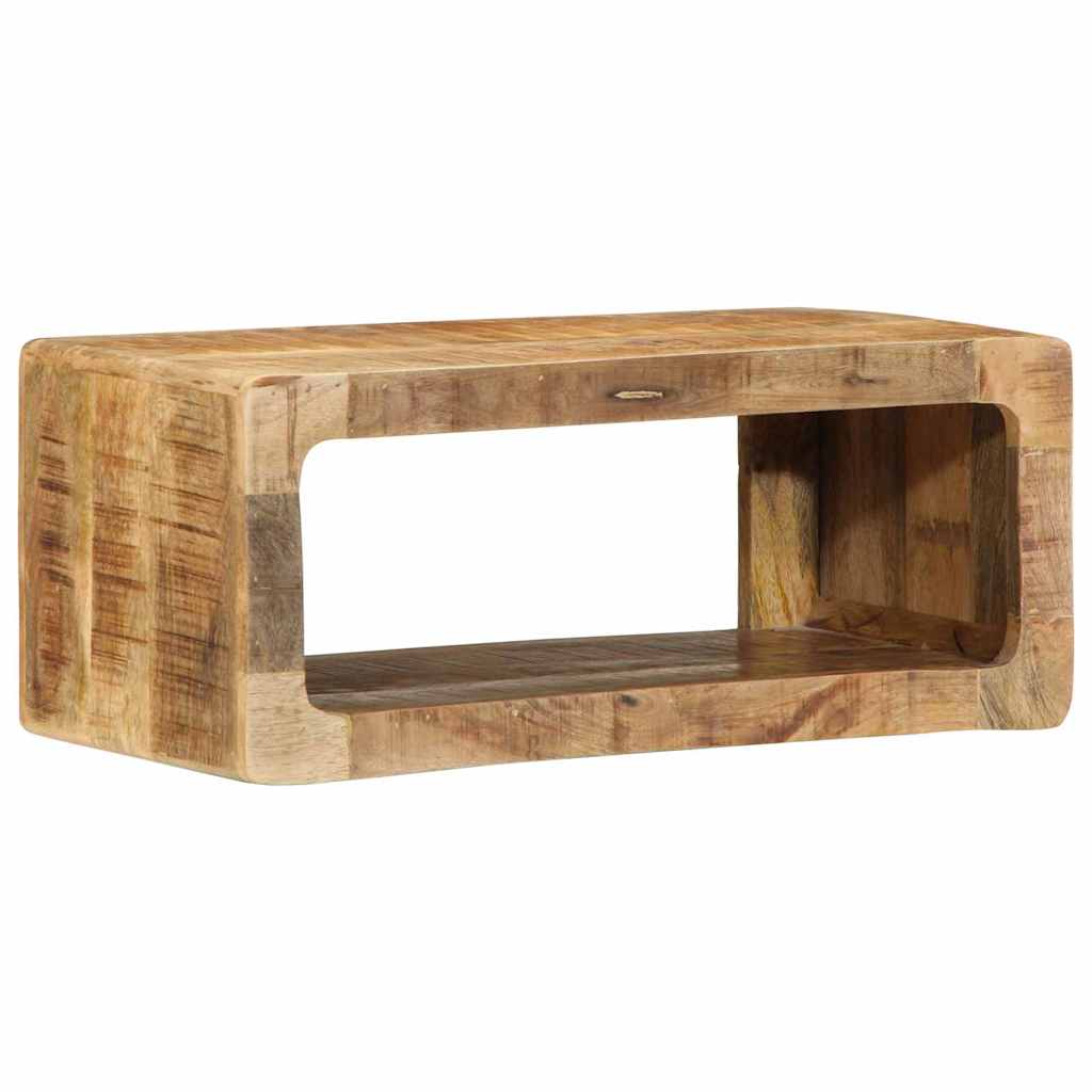 vidaXL Meuble TV avec étagère Marron 60 x 30 x 25 cm Bois de manguier massif