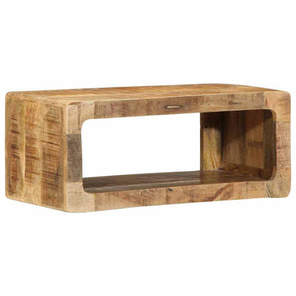 vidaXL Meuble TV avec étagère Marron 60 x 30 x 25 cm Bois de manguier massif