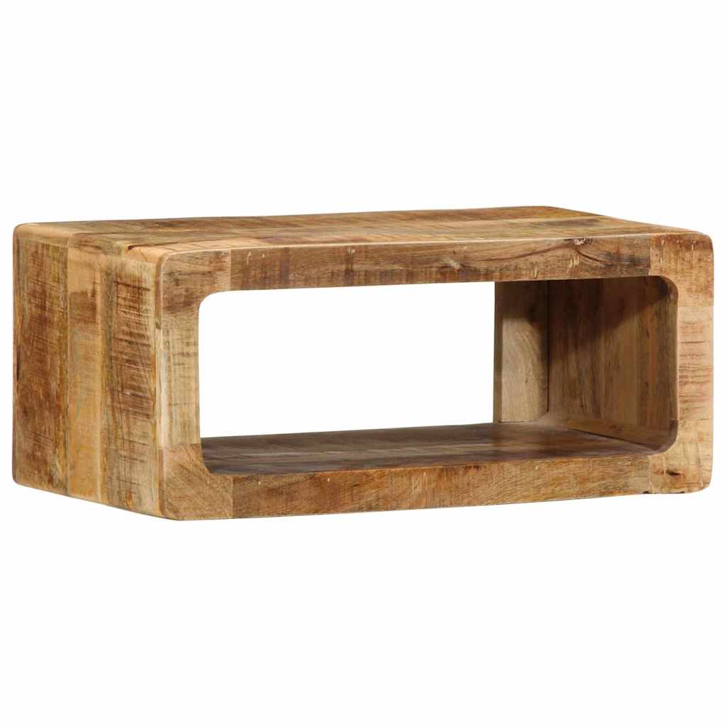 vidaXL Meuble TV avec étagère Marron 60 x 30 x 25 cm Bois de manguier massif