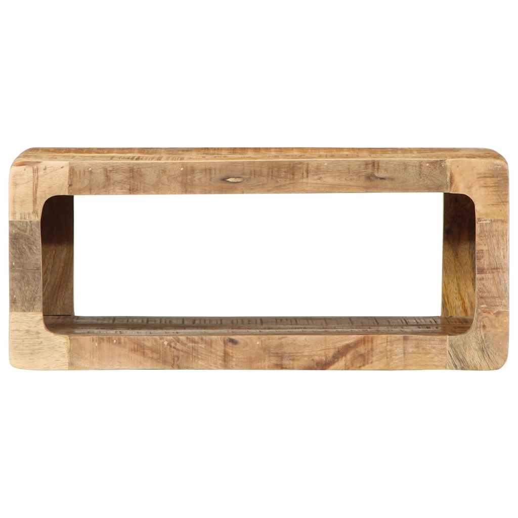 vidaXL Meuble TV avec étagère Marron 60 x 30 x 25 cm Bois de manguier massif