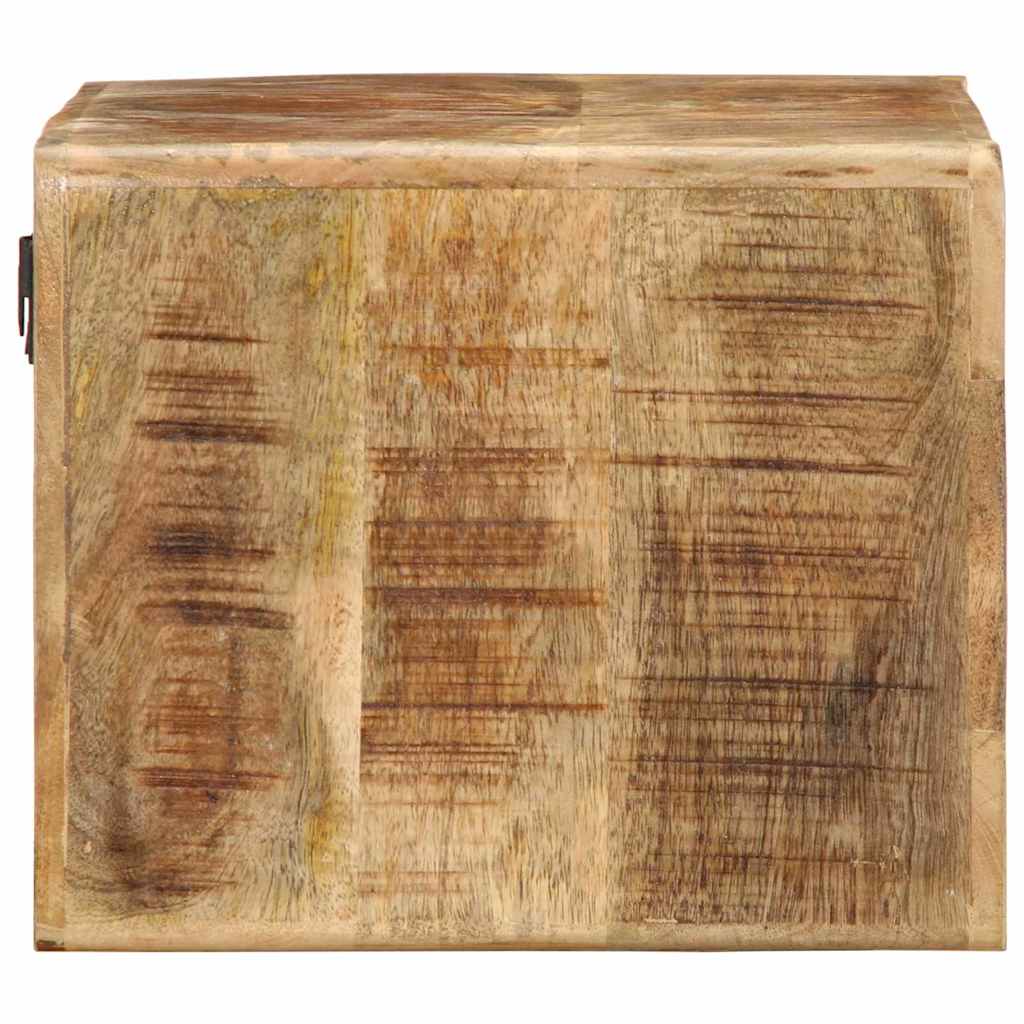vidaXL Meuble TV avec étagère Marron 60 x 30 x 25 cm Bois de manguier massif