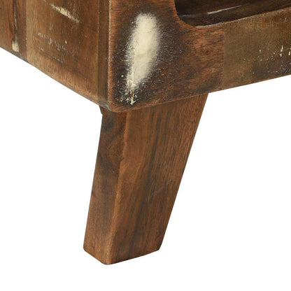 vidaXL Couchtisch 50 x 50 x 35 cm Massives upgecyceltes Holz