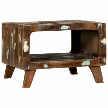 vidaXL Couchtisch 50 x 50 x 35 cm Massives upgecyceltes Holz