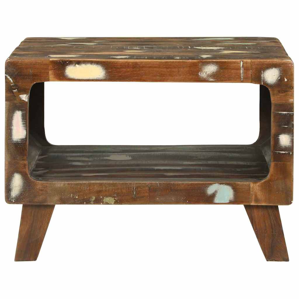 vidaXL Couchtisch 50 x 50 x 35 cm Massives upgecyceltes Holz