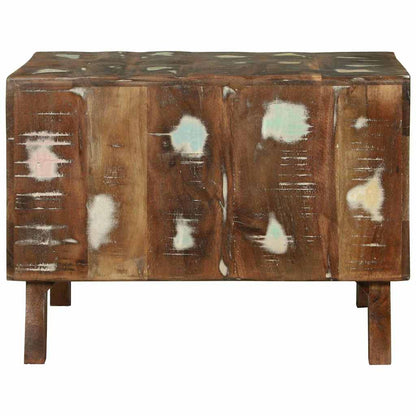 vidaXL Couchtisch 50 x 50 x 35 cm Massives upgecyceltes Holz