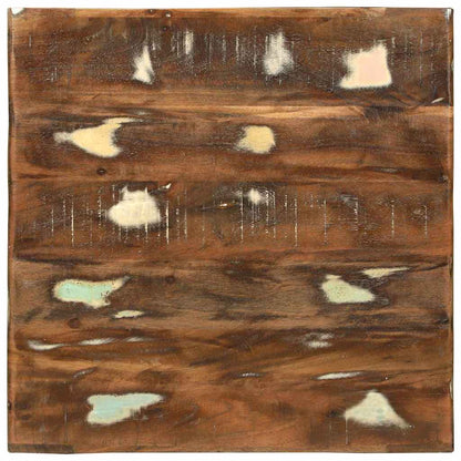 vidaXL Couchtisch 50 x 50 x 35 cm Massives upgecyceltes Holz