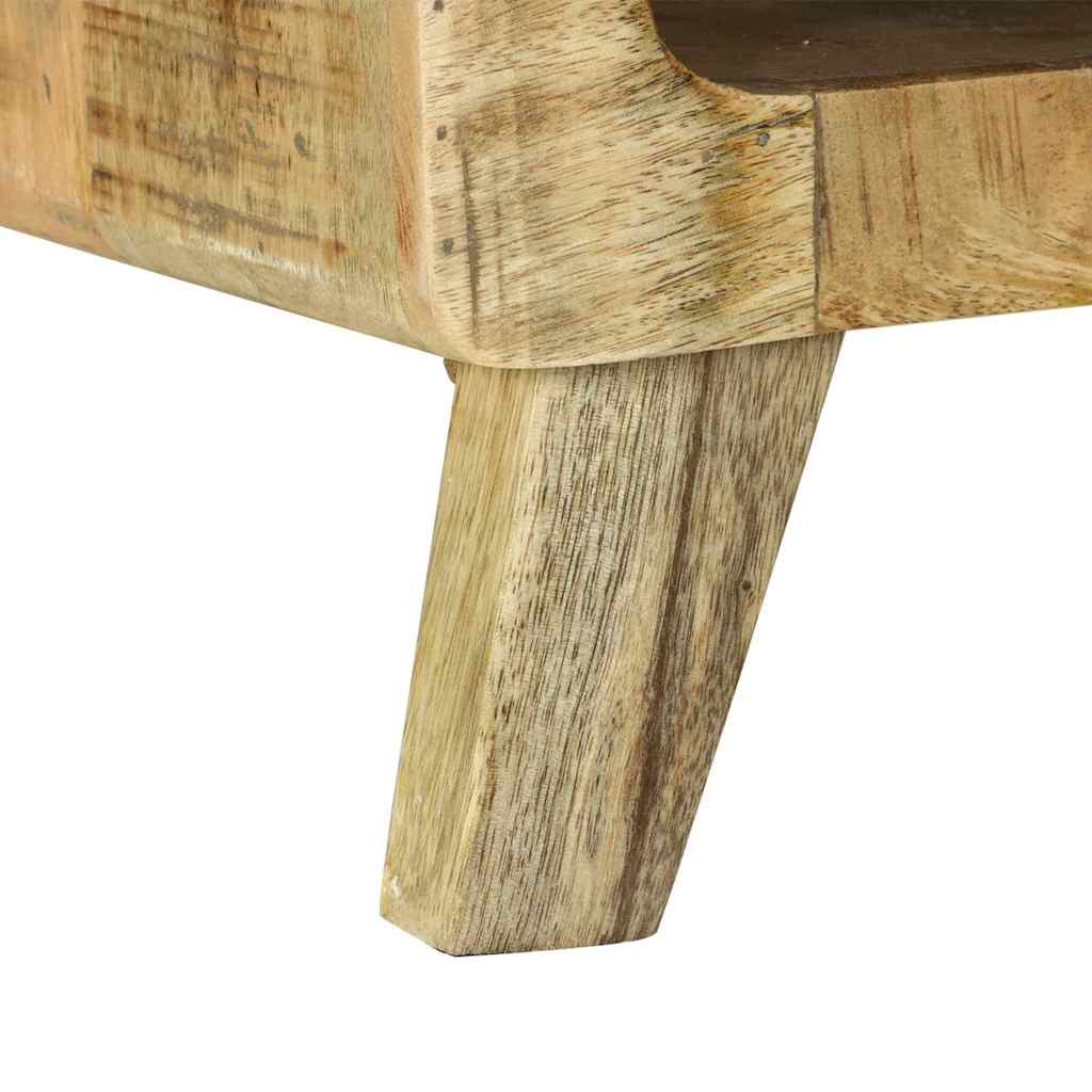 vidaXL Couchtisch Braun 90 x 50 x 35 cm Massivholz Mango
