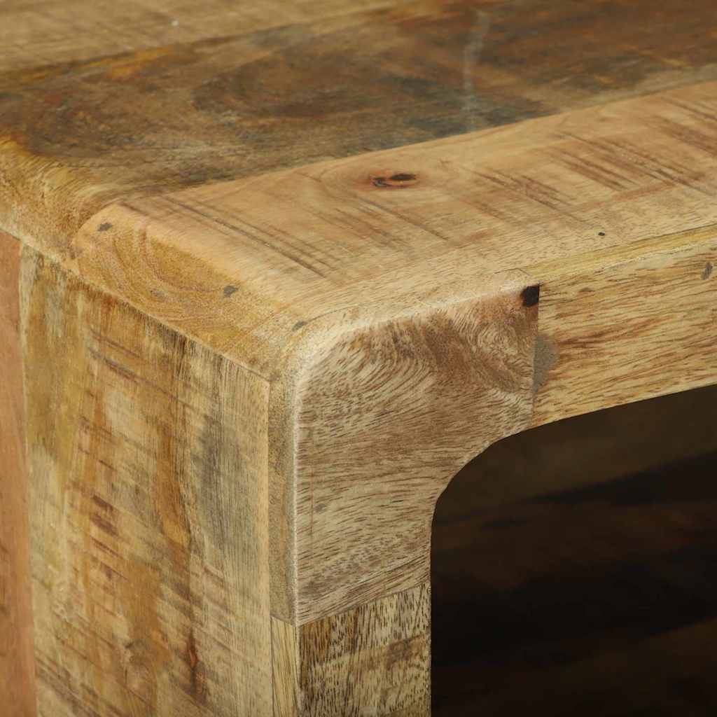 vidaXL Couchtisch Braun 90 x 50 x 35 cm Massivholz Mango