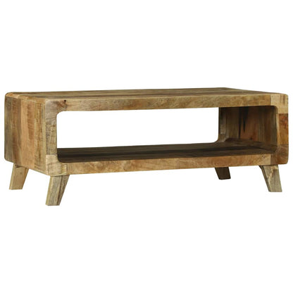 vidaXL Couchtisch Braun 90 x 50 x 35 cm Massivholz Mango
