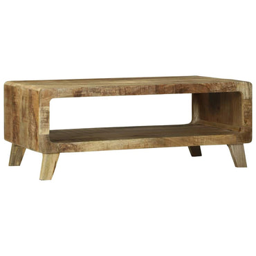 vidaXL Couchtisch Braun 90 x 50 x 35 cm Massivholz Mango