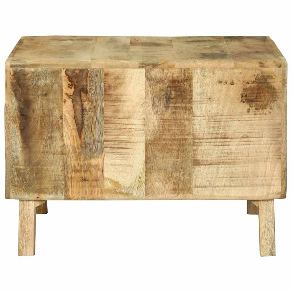 vidaXL Couchtisch Braun 50 x 50 x 35 cm Massivholz Mango