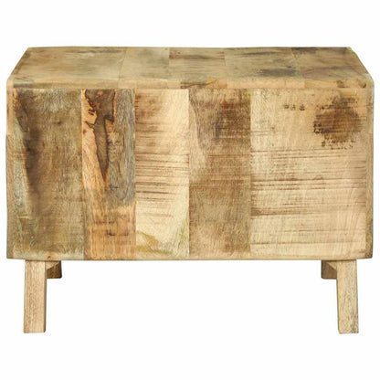 vidaXL Couchtisch Braun 50 x 50 x 35 cm Massivholz Mango