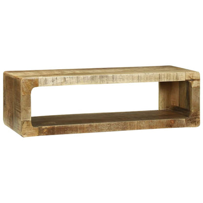 vidaXL TV-Schränk mit Regal Braun 80 x 30 x 25 cm Massivholz Mango