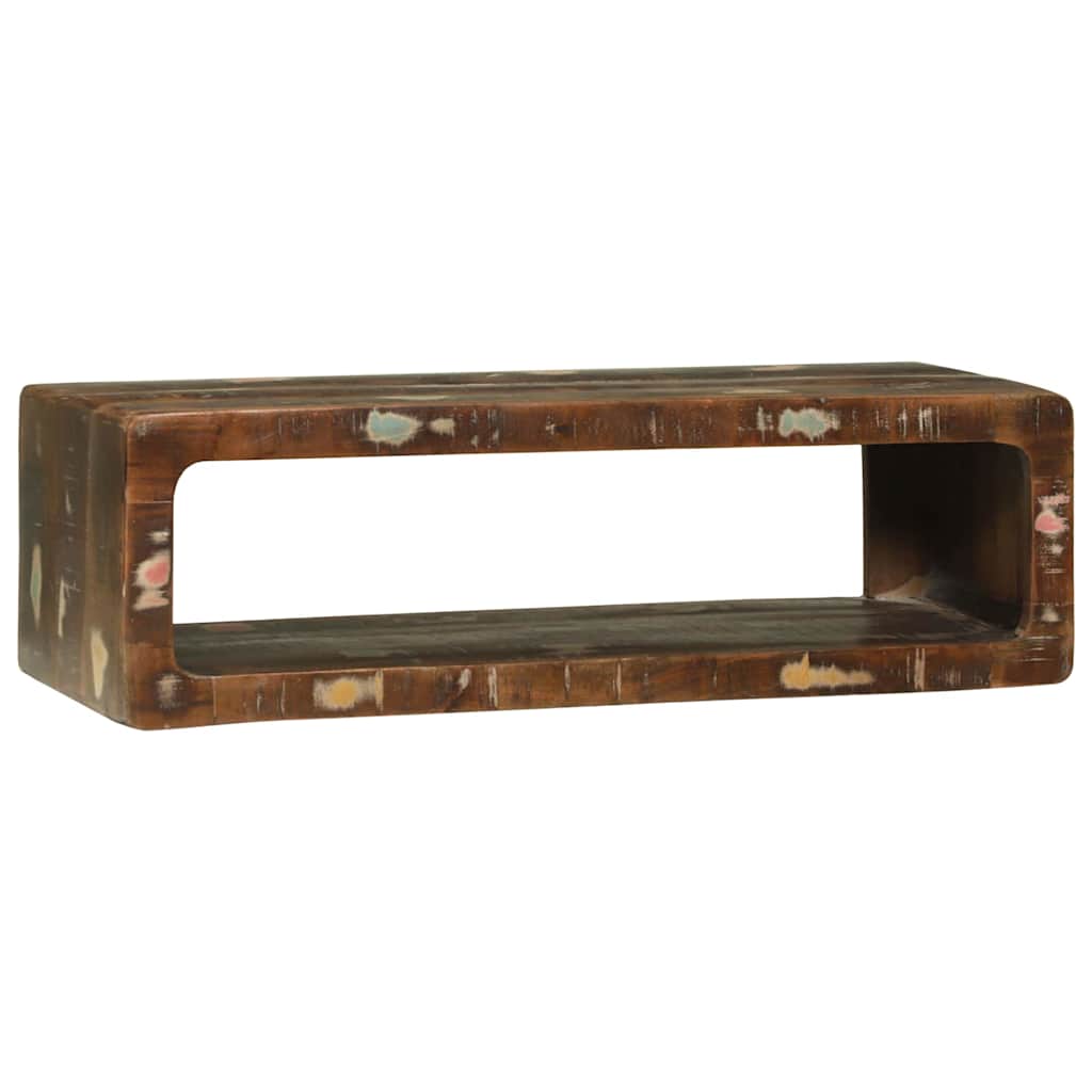 vidaXL TV-Schränk Mehrfarbig 80 x 30 x 25 cm Massivholz Altholz